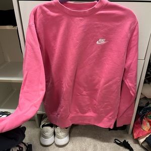 Pink Nike crewneck